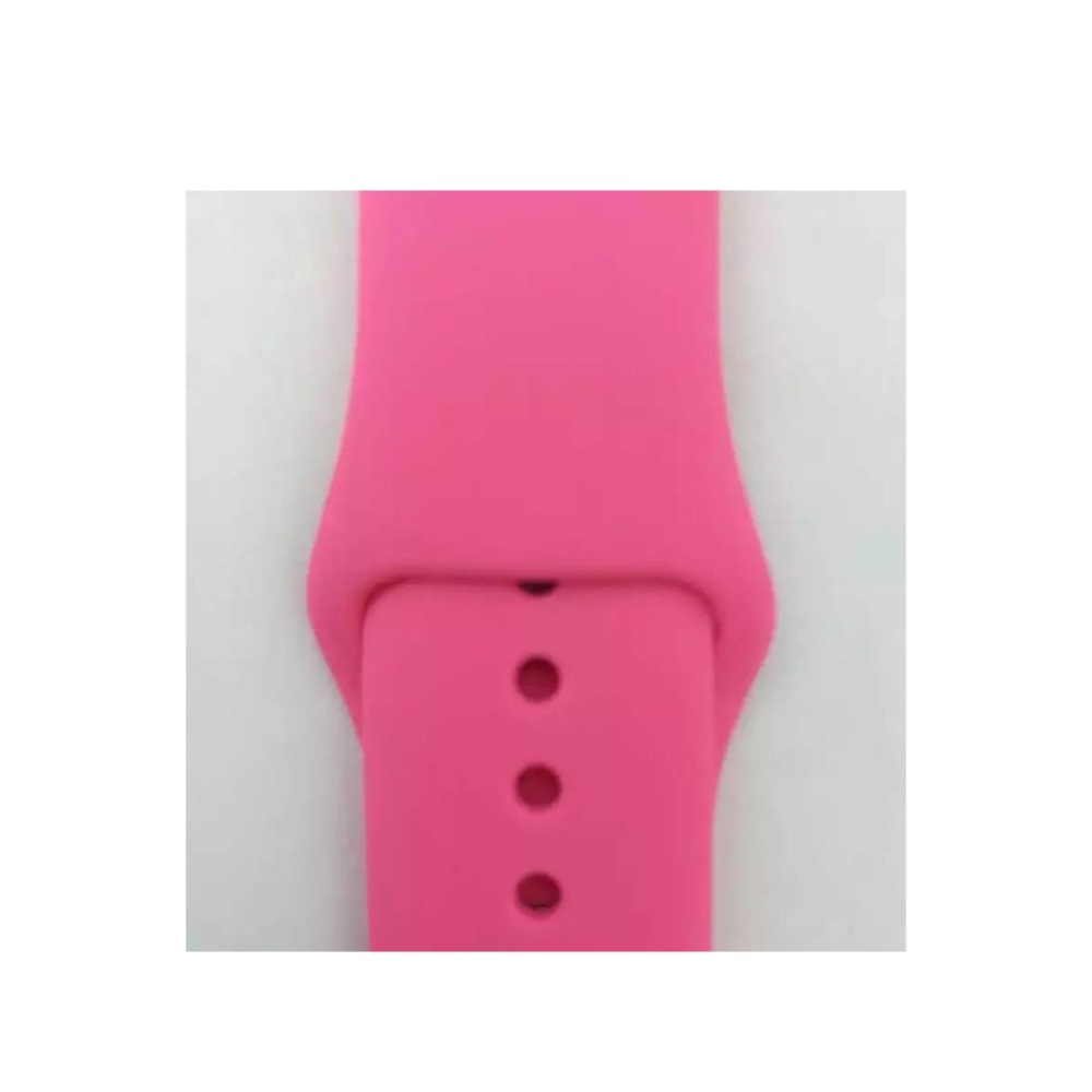 Barbie Pink Silicon Sport Apple Watch Band 38mm - Picture 2 of 6